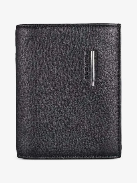 PIQUADRO Pass-Etui aus gekörntem Leder