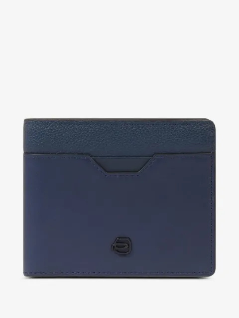 PIQUADRO grained-leather wallet