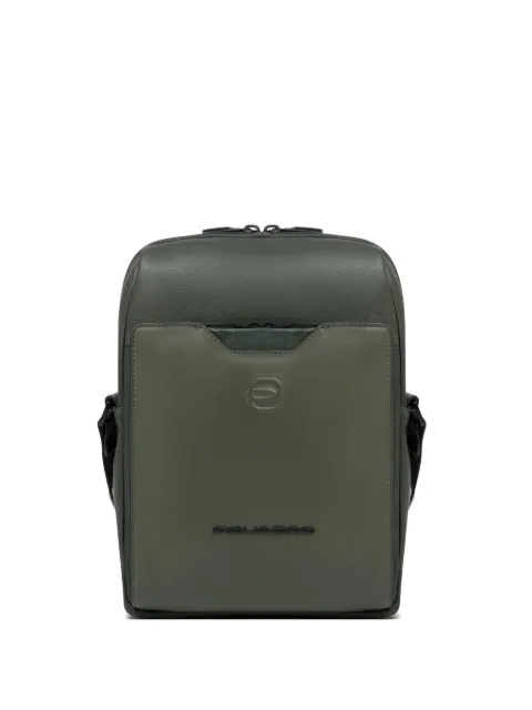 PIQUADRO sac à bandoulière en cuir grainé