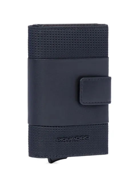 PIQUADRO mesh-panel card holder
