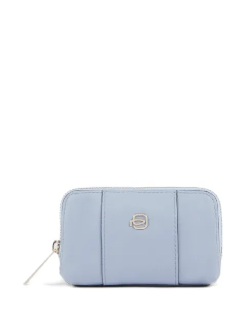 PIQUADRO logo-plaque leather key holder