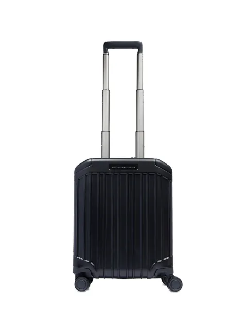PIQUADRO ribbed carry-on suitcase