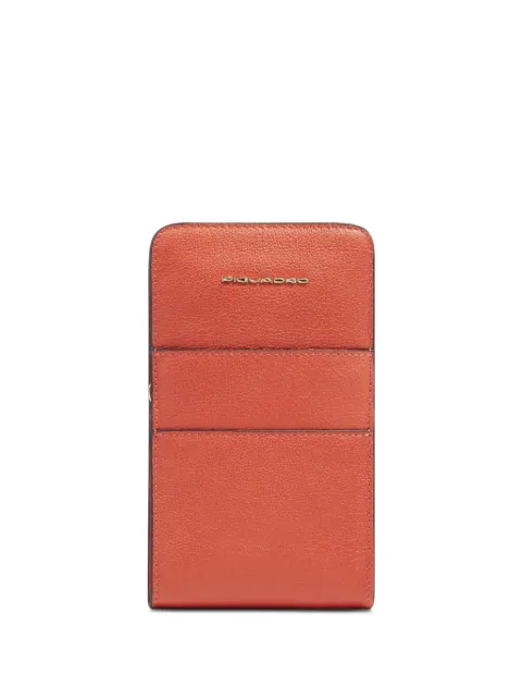 PIQUADRO grained leather mini bag