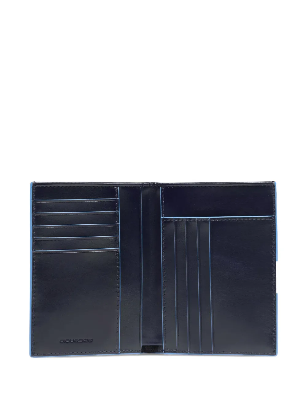 PIQUADRO Leren portemonnee Blauw