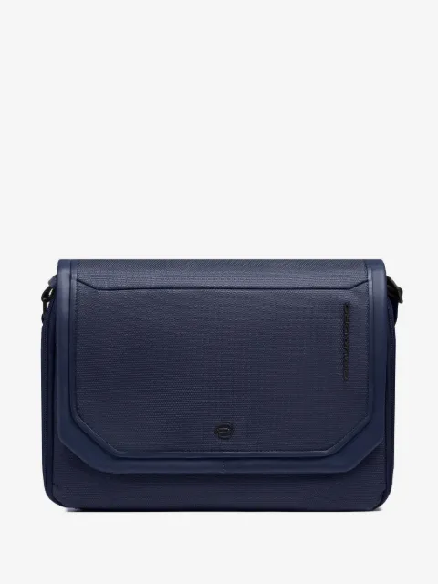 PIQUADRO leather-trim messenger bag