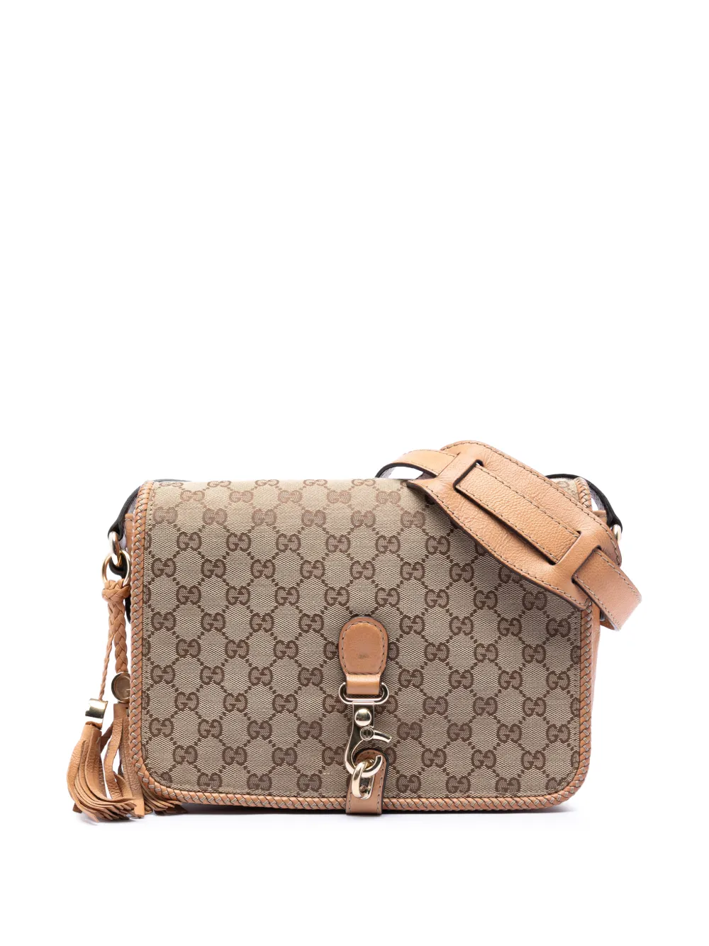 Gucci Pre-Owned 2016-2026 GG Canvas Marrakech crossbody bag - Marrone