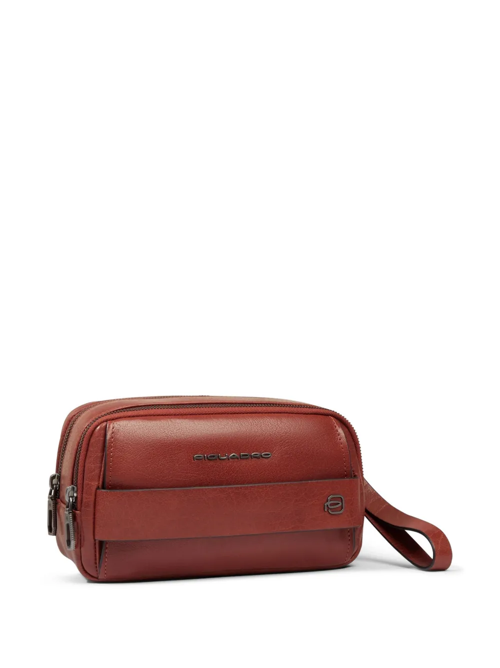 PIQUADRO Clutch met logoplakkaat Rood
