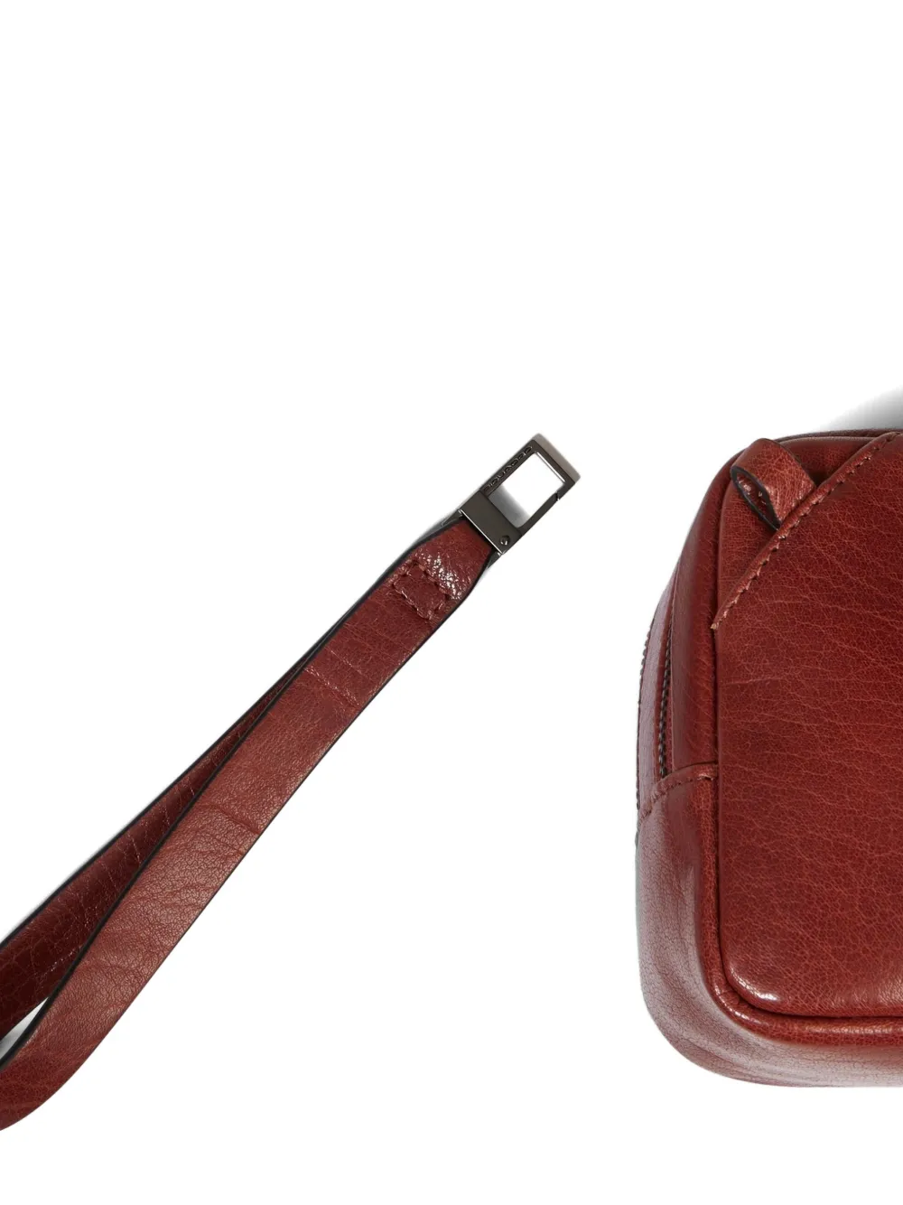 PIQUADRO Clutch met logoplakkaat Rood