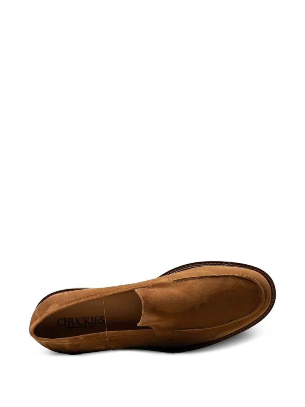 CHUCKIES Suède loafers Bruin