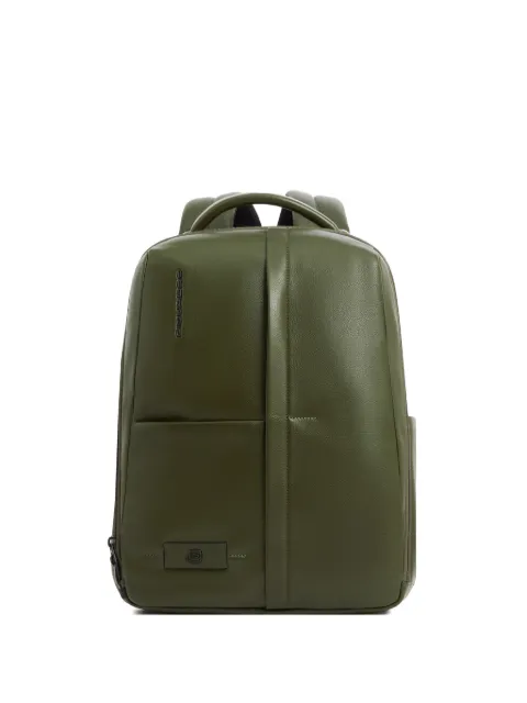 PIQUADRO leather laptop backpack