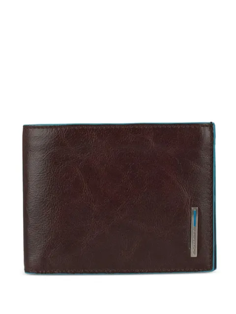 PIQUADRO Blue Square leather wallet