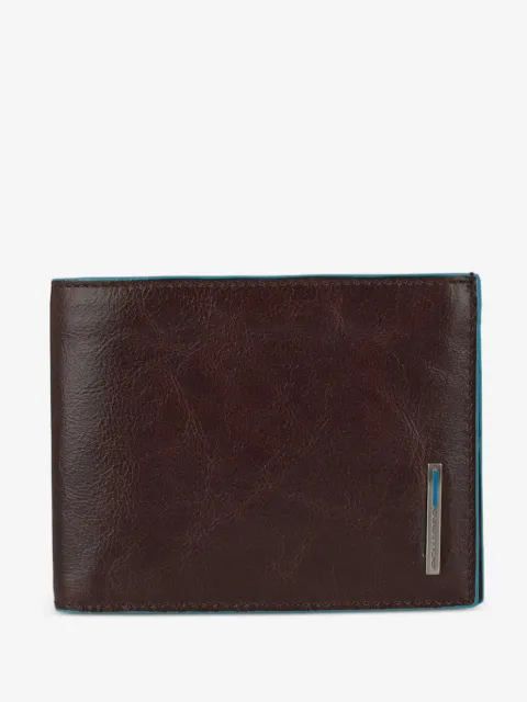 PIQUADRO cartera de piel Blue Square
