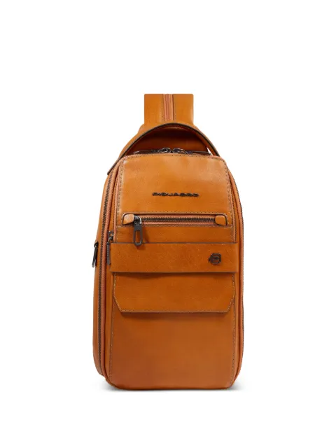 PIQUADRO convertible leather sling bag