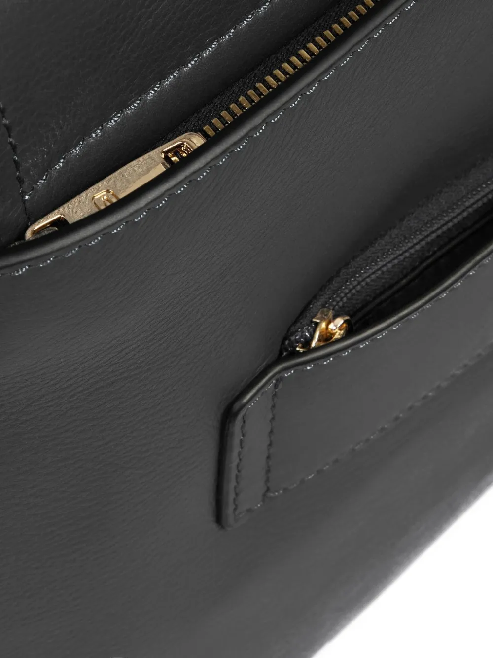 PIQUADRO Leren tas Zwart