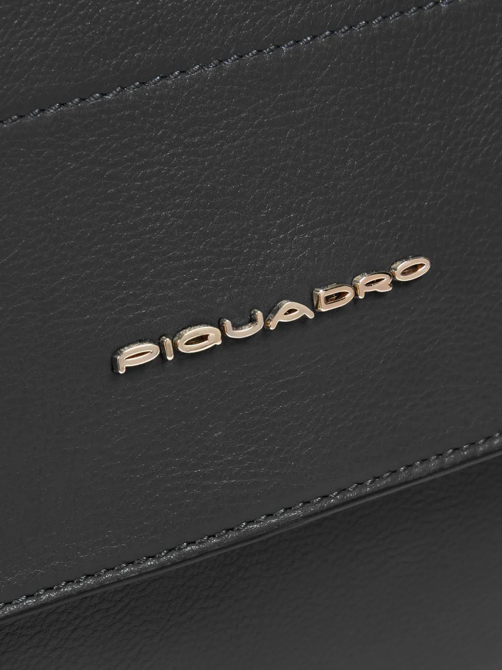 PIQUADRO Leren tas Zwart