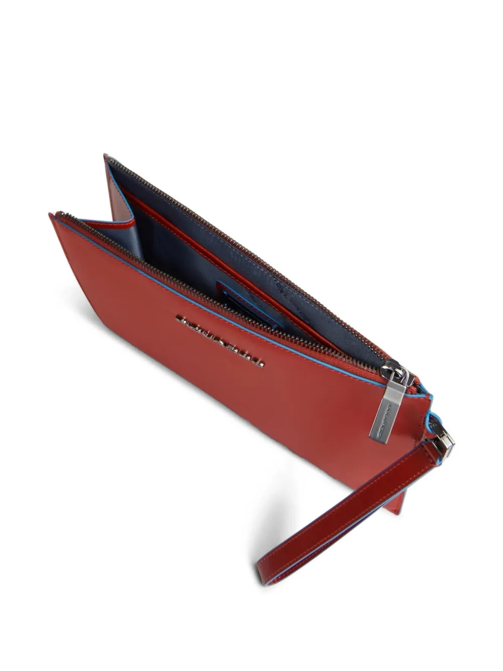 PIQUADRO Clutch met logoplakkaat Oranje