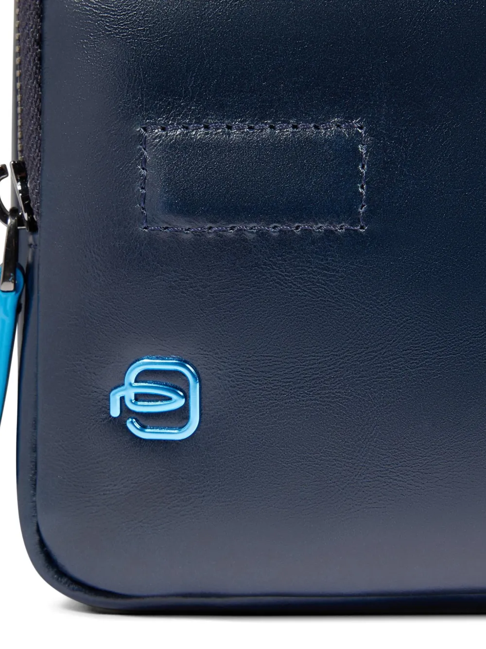PIQUADRO Blue Square leren crossbodytas Blauw