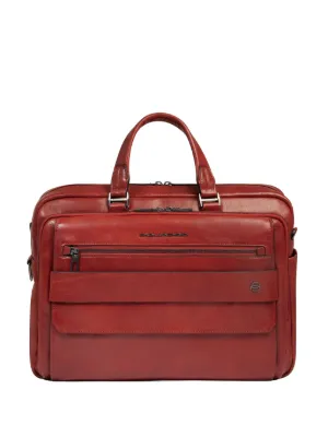 PIQUADRO Leather Laptop Bag | Orange | FARFETCH