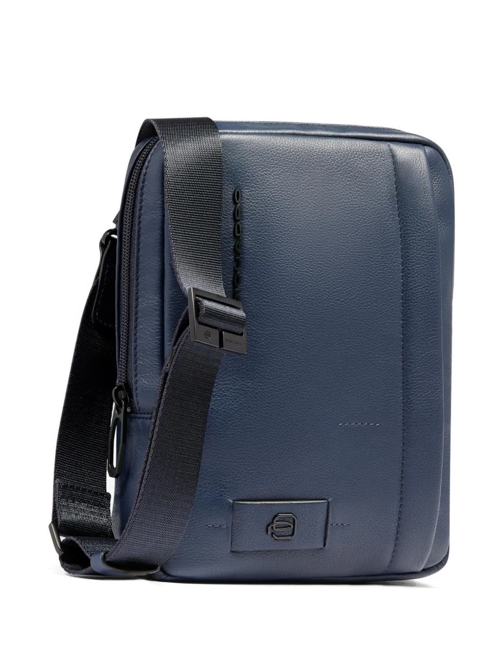 PIQUADRO Crossbodytas met logoplakkaat Blauw