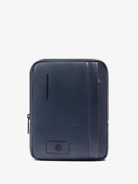 PIQUADRO Borsa a tracolla con placca logo