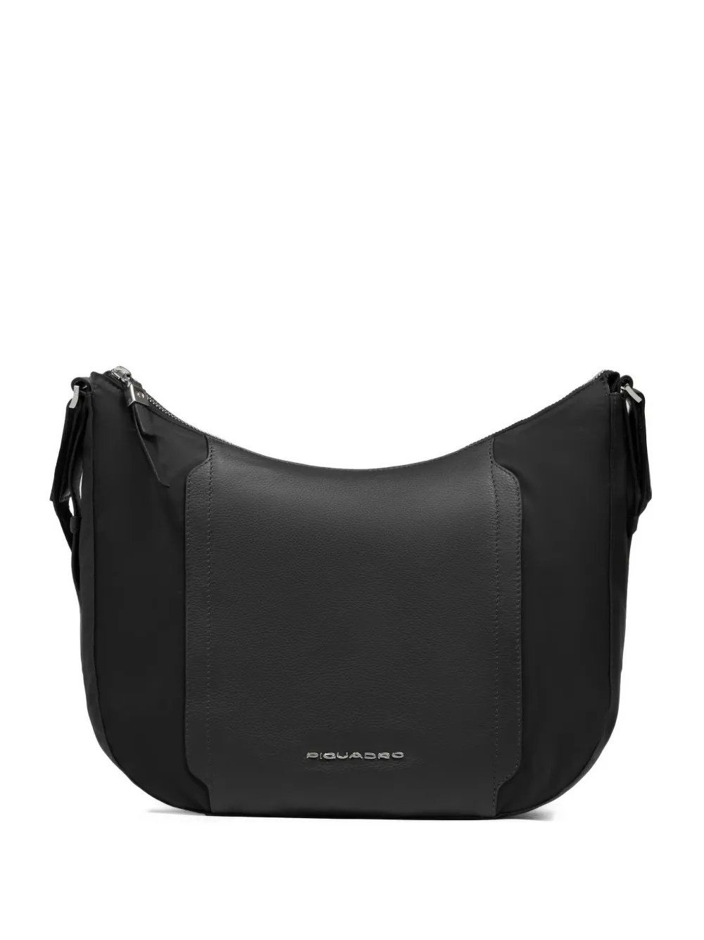 PIQUADRO Borsa a spalla con finiture in pelle - Nero