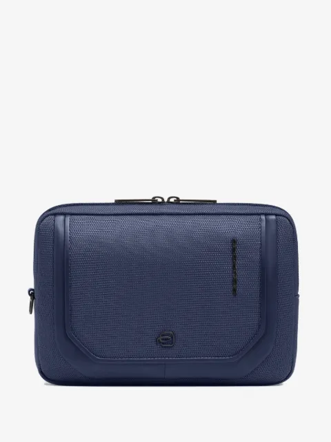 PIQUADRO leather-trim clutch bag