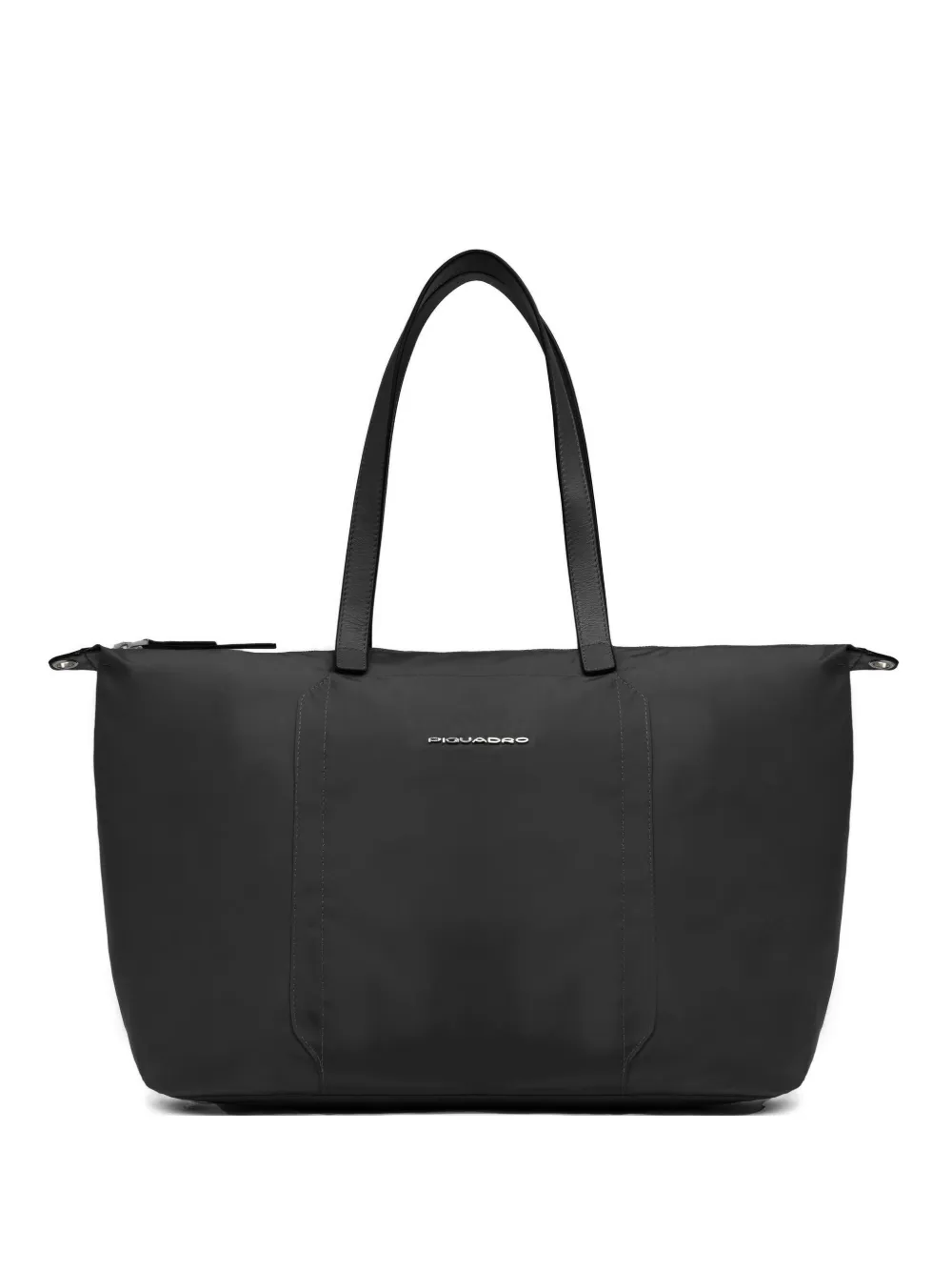PIQUADRO Borsa porta pc con placca logo - Nero