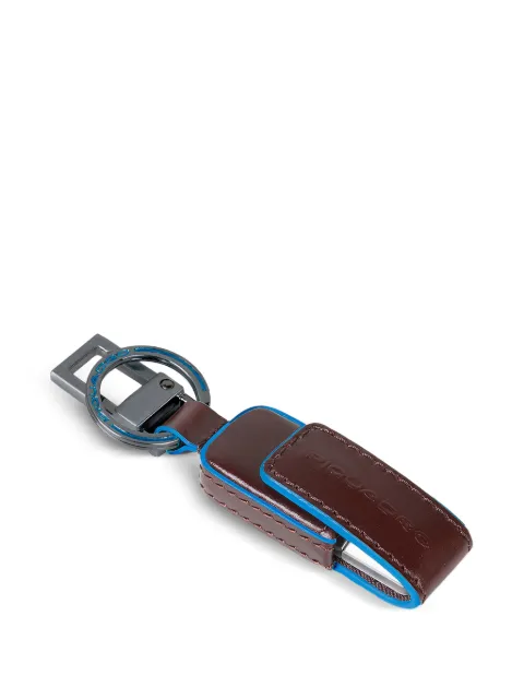 PIQUADRO USB flash drive leather keychain