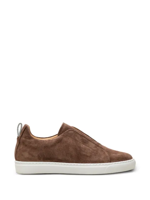 CHUCKIES slip-on suede sneakers