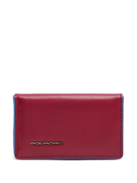 PIQUADRO logo-plaque cardholder