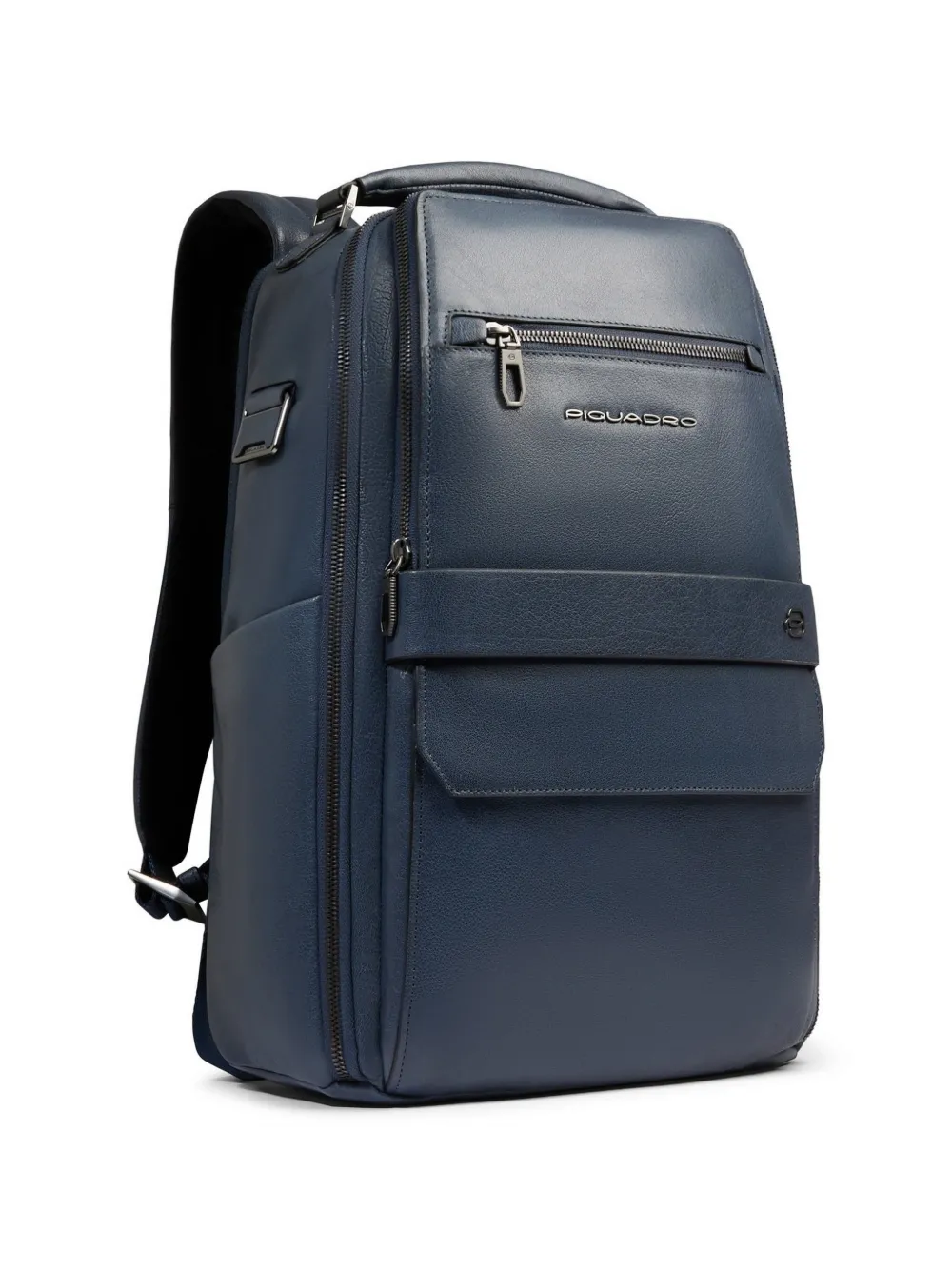 PIQUADRO 레더 노트북 백팩 | 남성