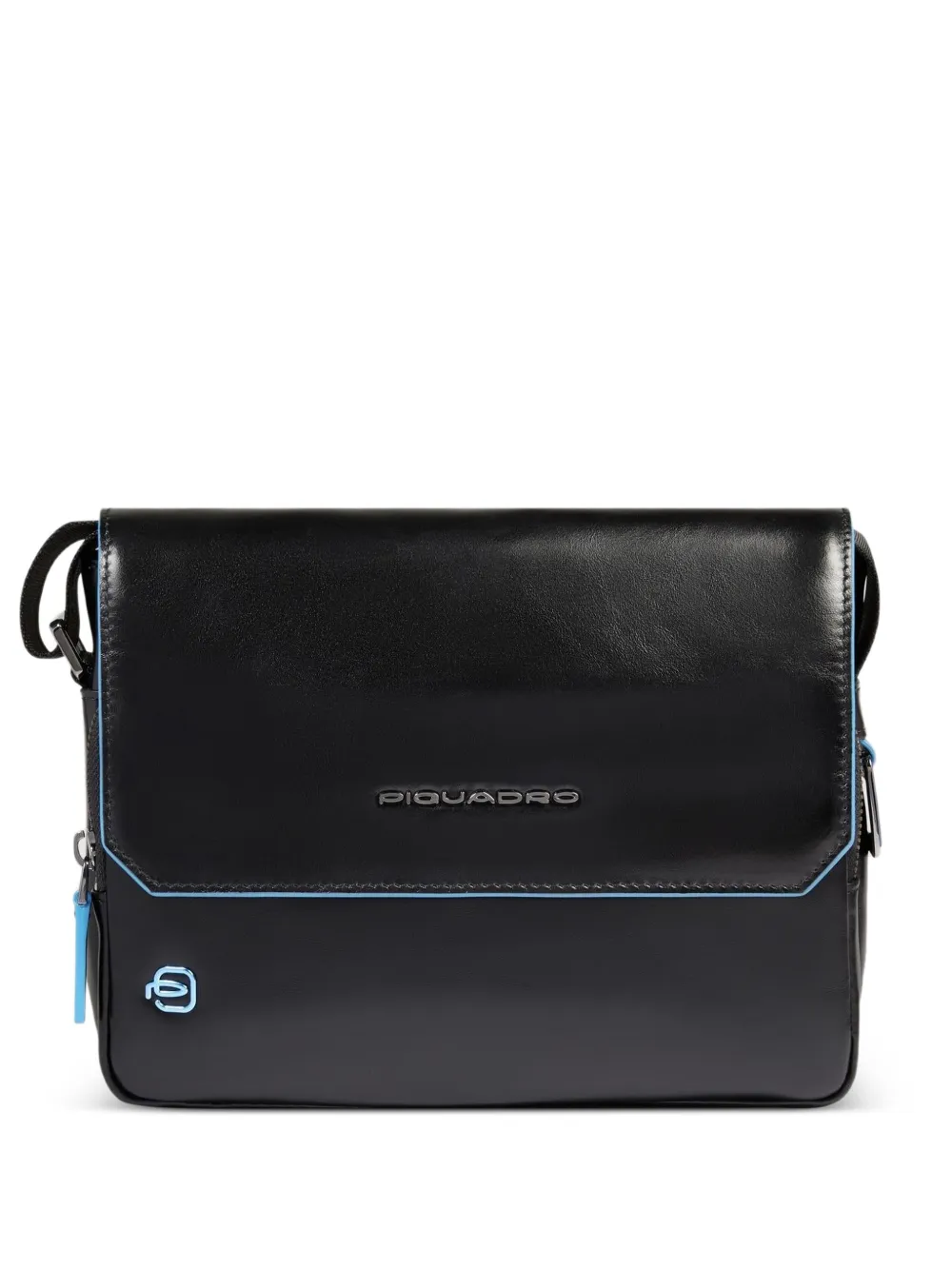 PIQUADRO logo-plaque shoulder bag - Nero