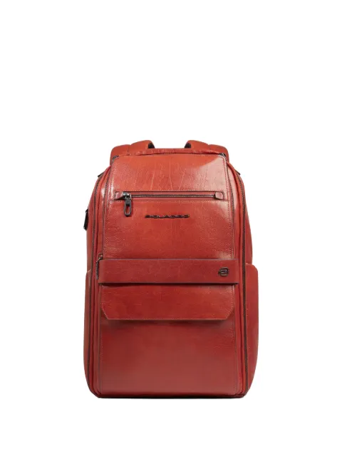 PIQUADRO logo-plaque backpack