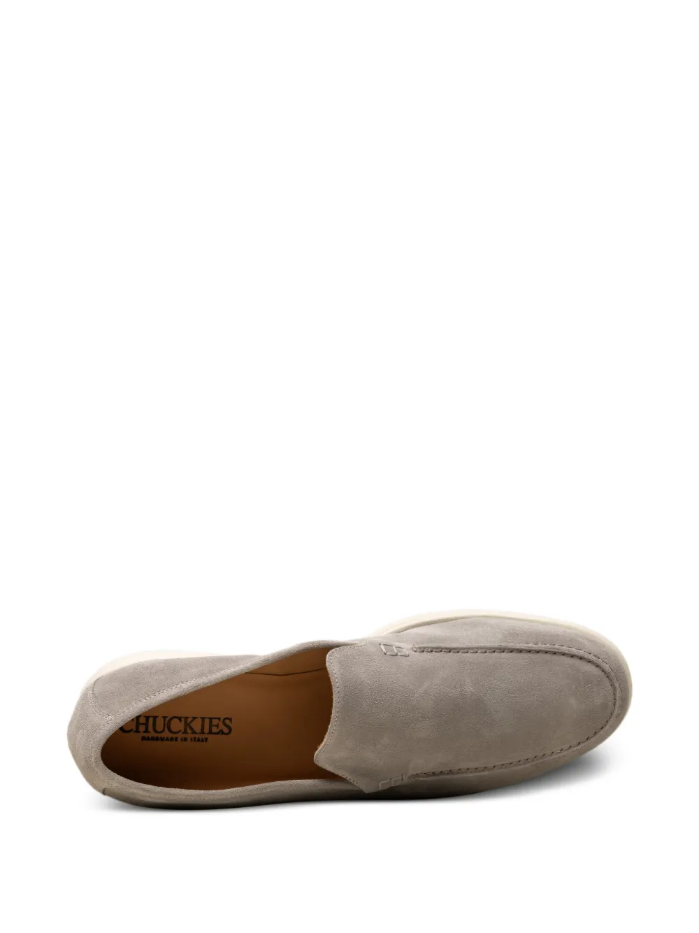 CHUCKIES Lorenzo suède loafers Grijs