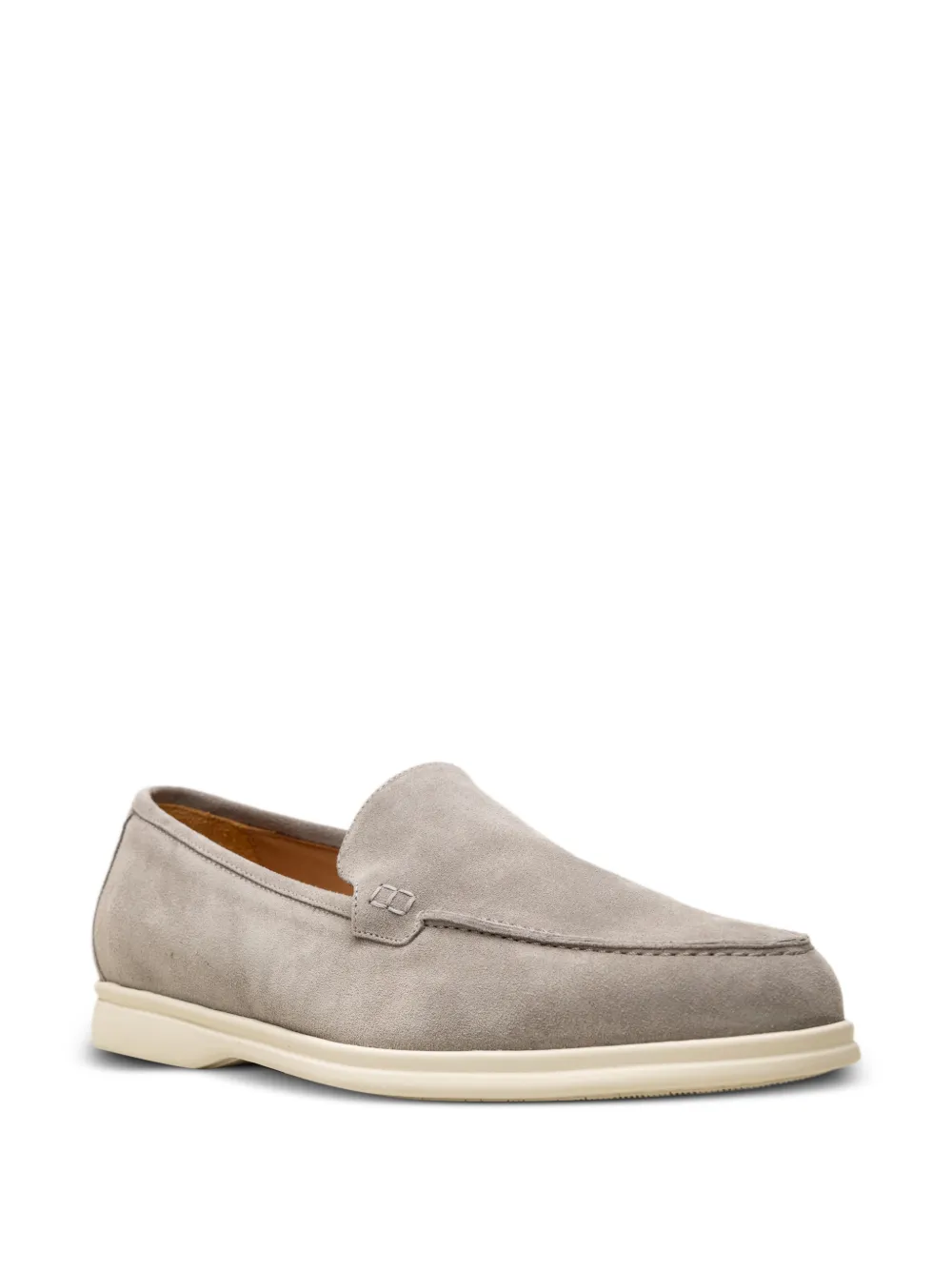 CHUCKIES Lorenzo suède loafers Grijs