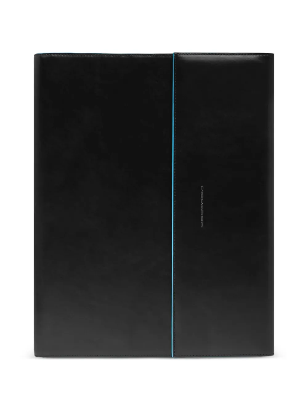 PIQUADRO Clutch con cuciture a contrasto - Nero