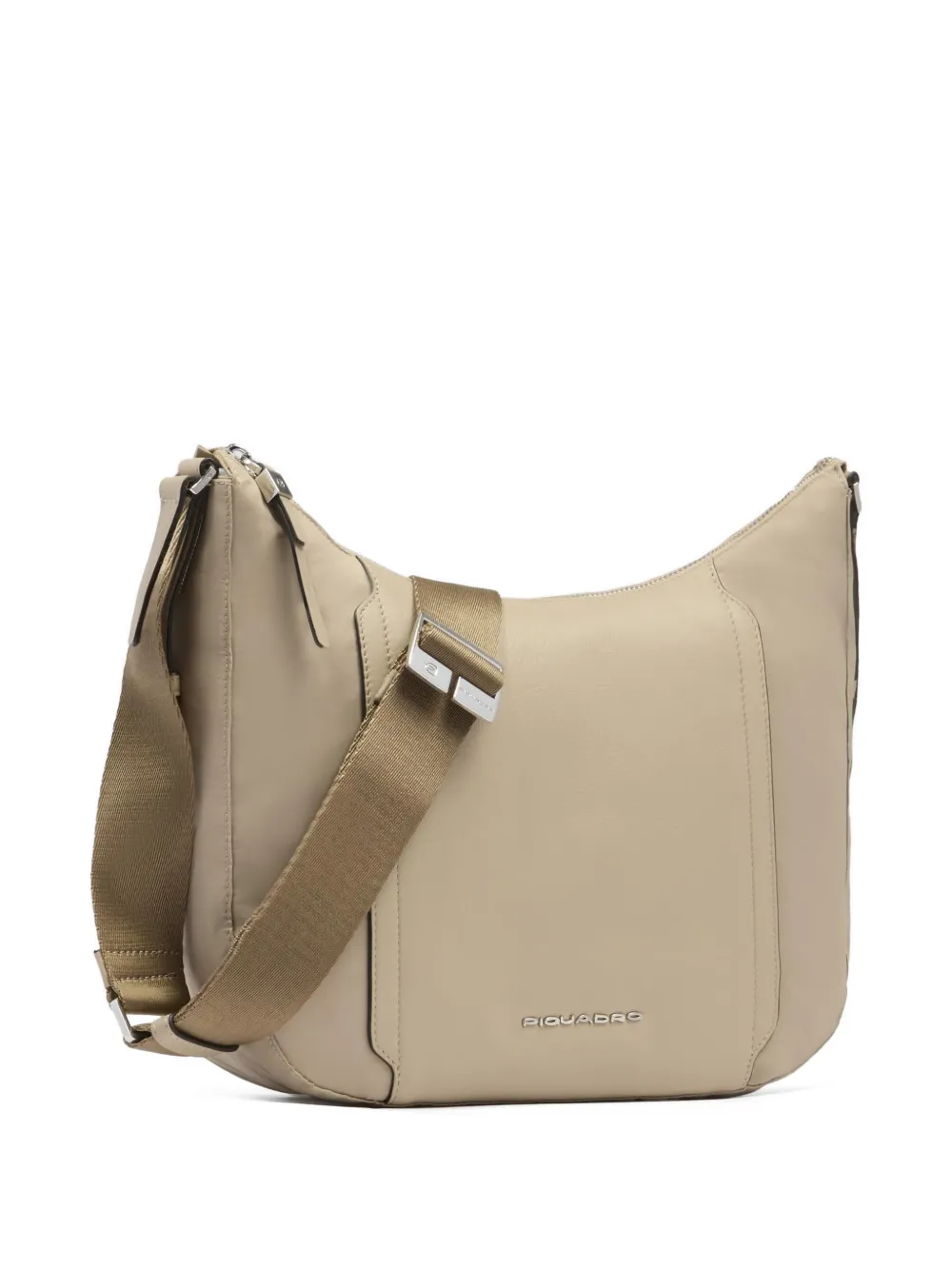 PIQUADRO Schoudertas met vlakken Beige