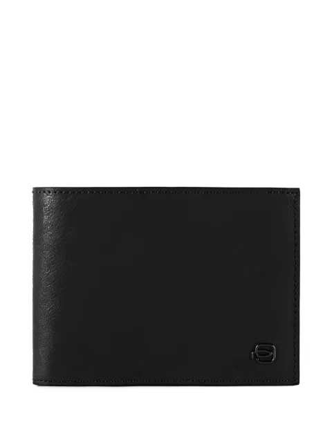 PIQUADRO portefeuille en cuir à détail de logo