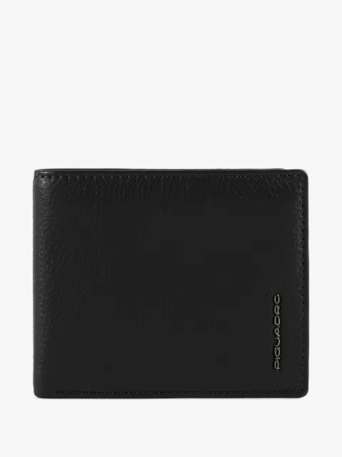 PIQUADRO pebbled leather wallet