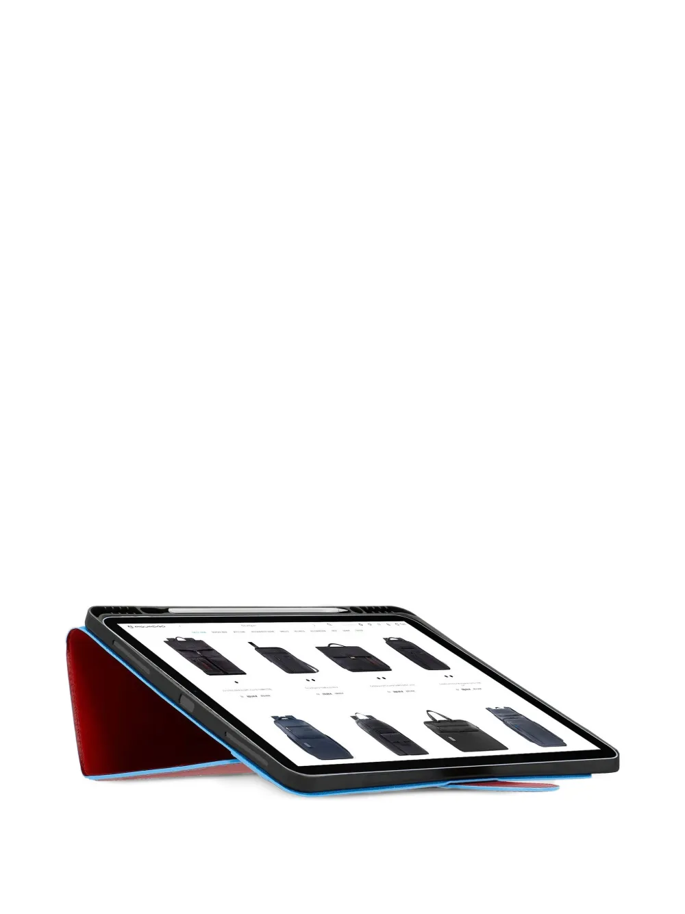 PIQUADRO Leren iPad Air 13 hoesje Rood