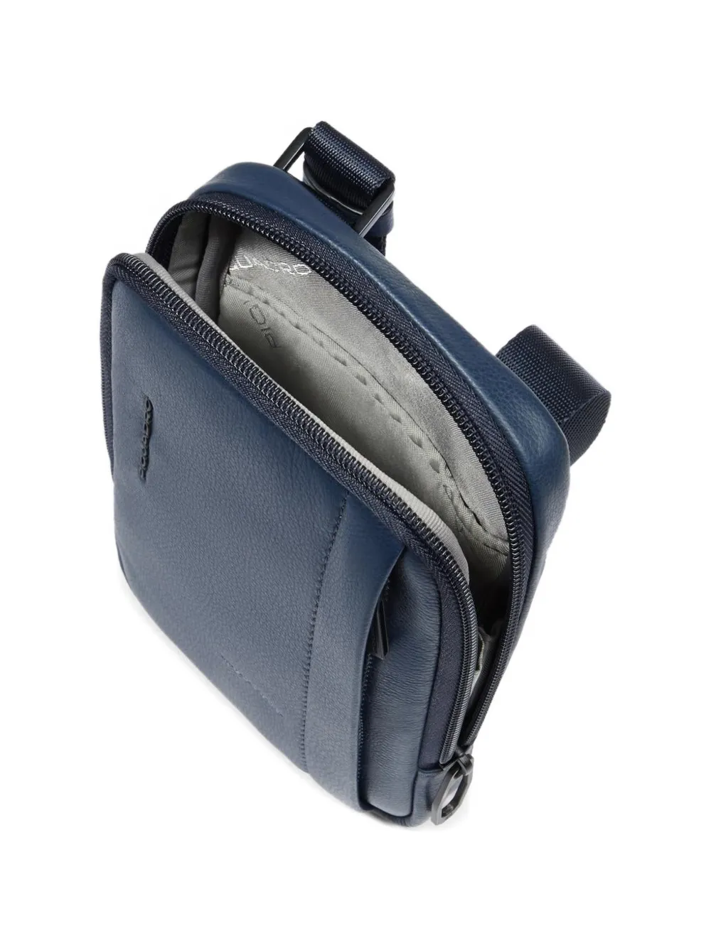 PIQUADRO Russel leren telefoonhoesje Blauw