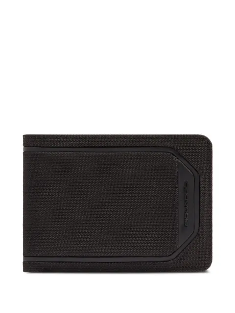 PIQUADRO cartera plegable con detalle del logo