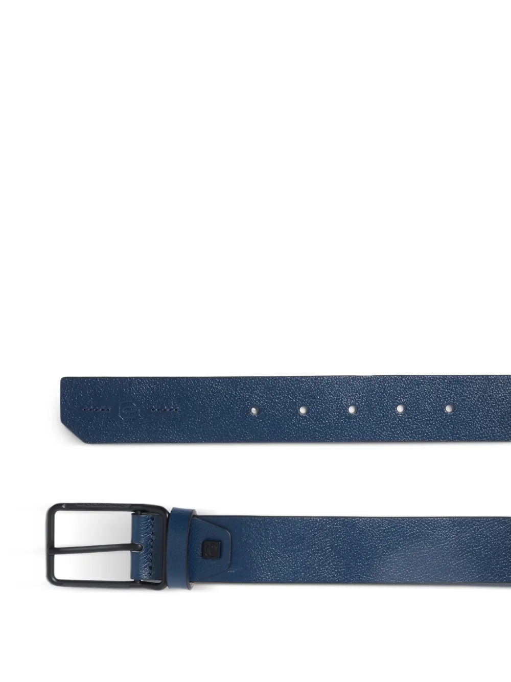 PIQUADRO Russel leren riem met drukknoop Blauw