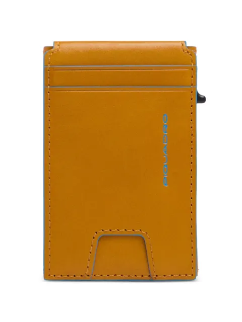 PIQUADRO pop-up leather card holder