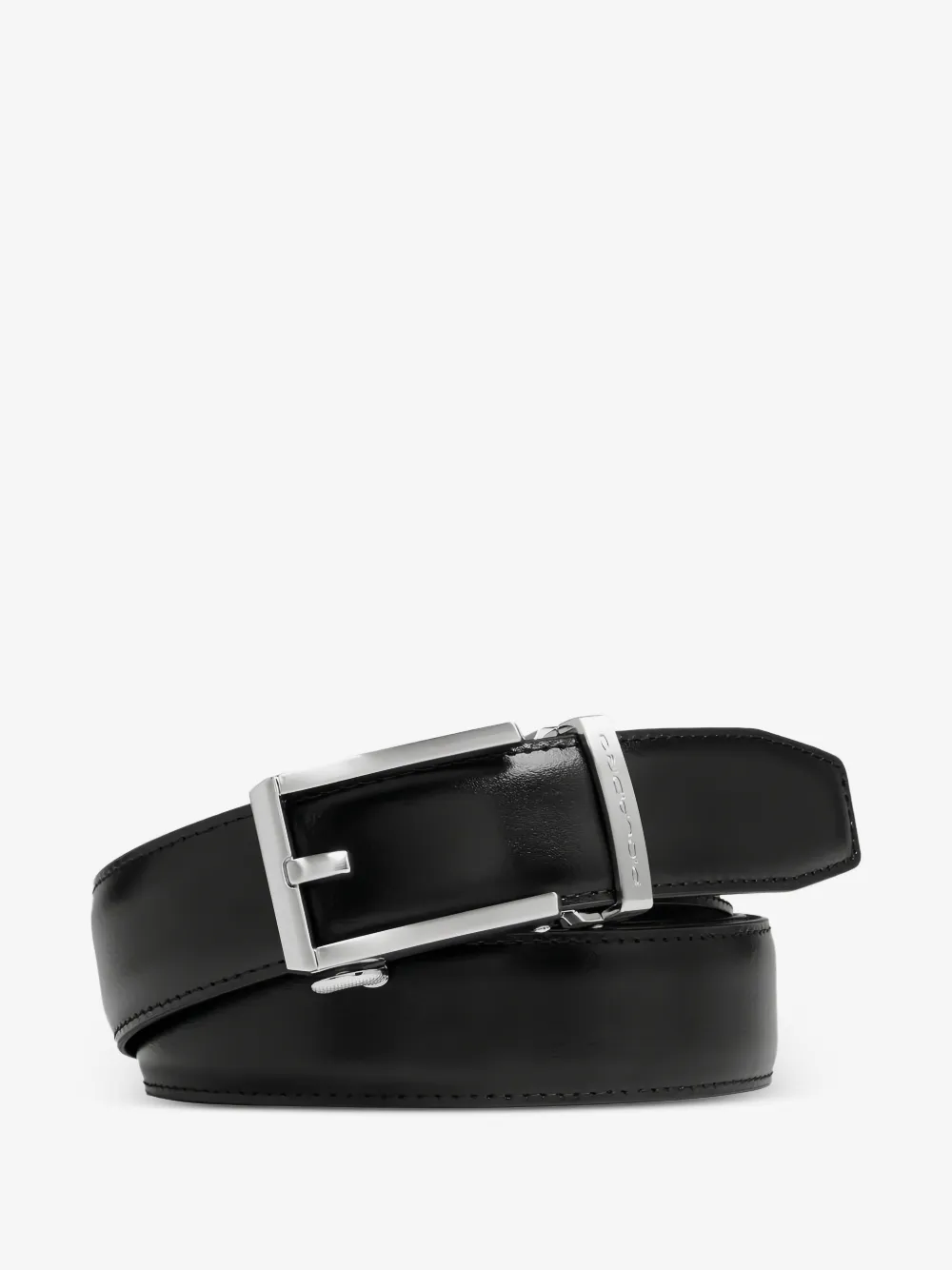 PIQUADRO holeless leather belt | Black | Image 1