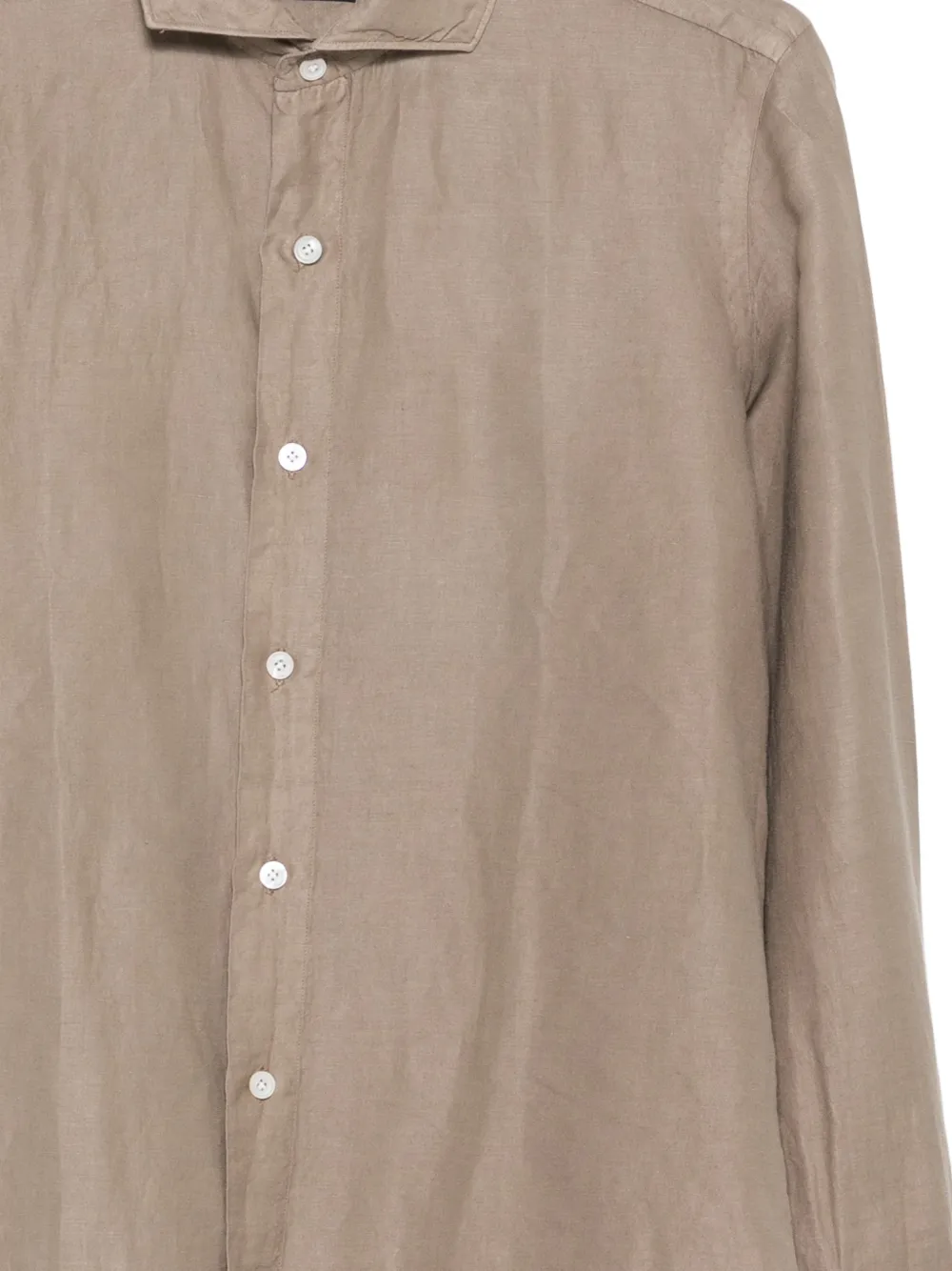 Finamore 1925 Napoli Button-down overhemd Beige