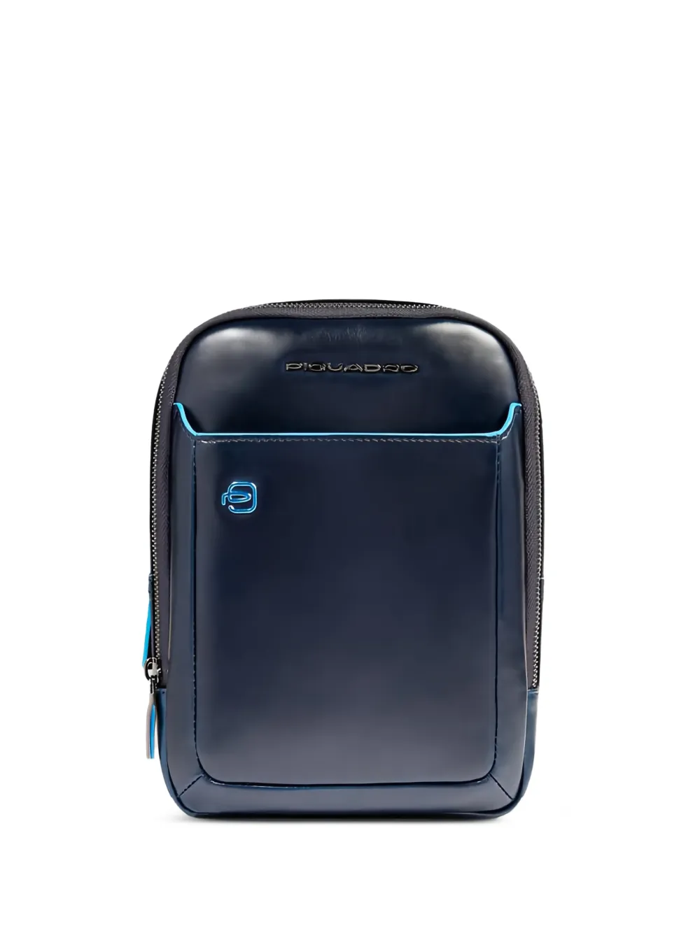 PIQUADRO Borsa messenger in pelle - Blu