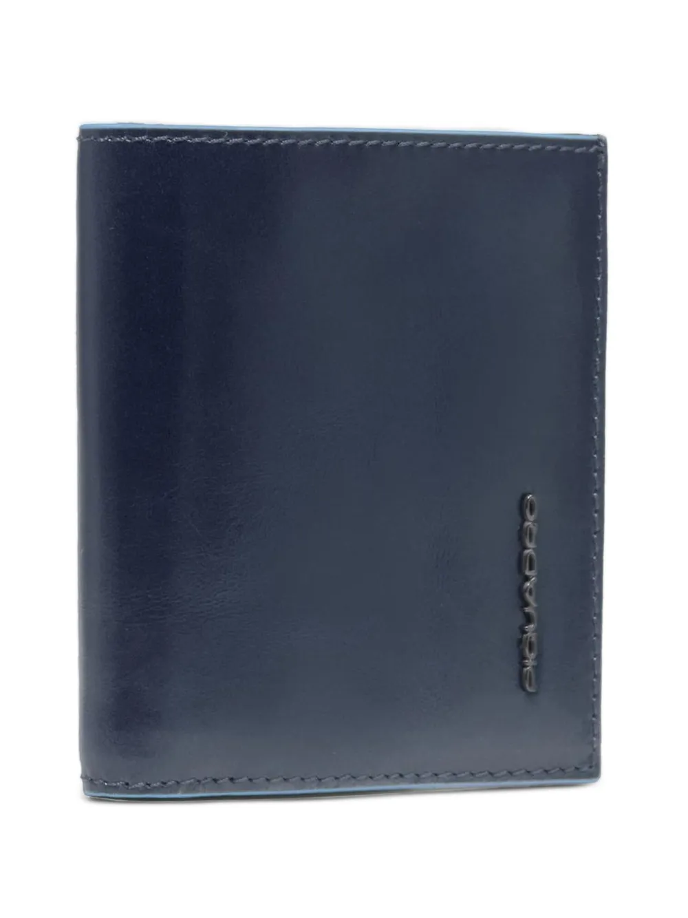 PIQUADRO Pasjeshouder met logoplakkaat Blauw