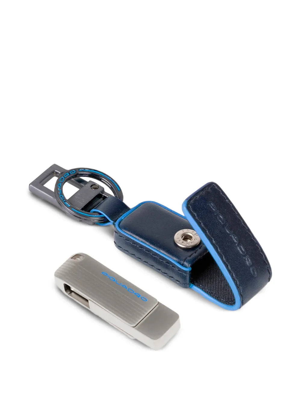 PIQUADRO 256 GB USB Flash Drive sleutelhanger Blauw