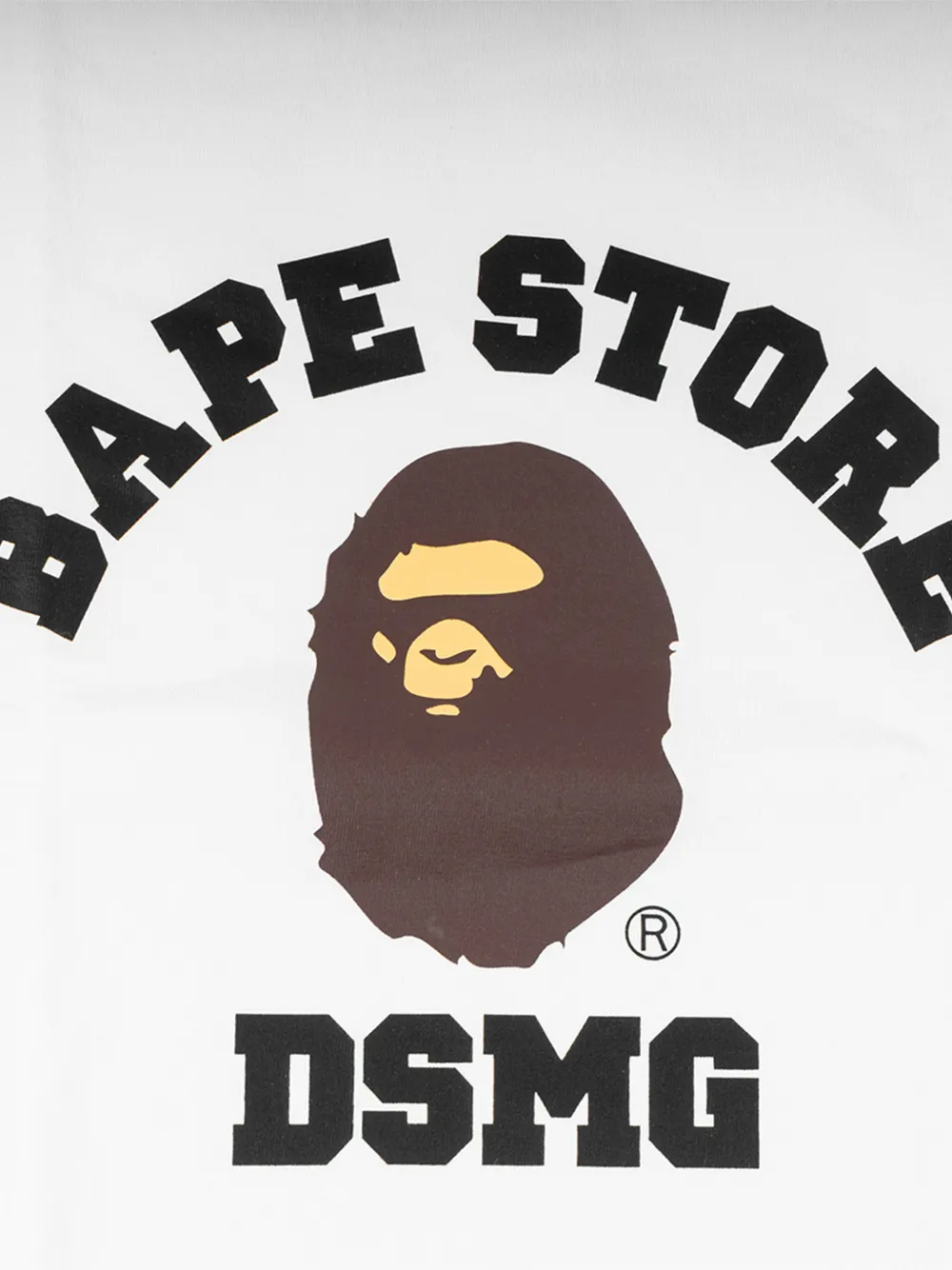 A BATHING APE Head Ginza T-shirt Wit